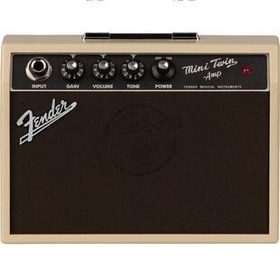 X标价88折Fender芬达MINI 65 TWIN-AMP BLONDE吉他音箱响023 4812