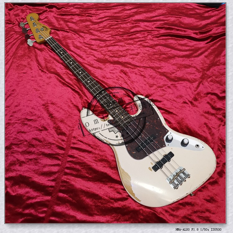 标价88折做旧墨Fender芬达FLEA JAZZ BASS 014-1020电贝司贝斯
