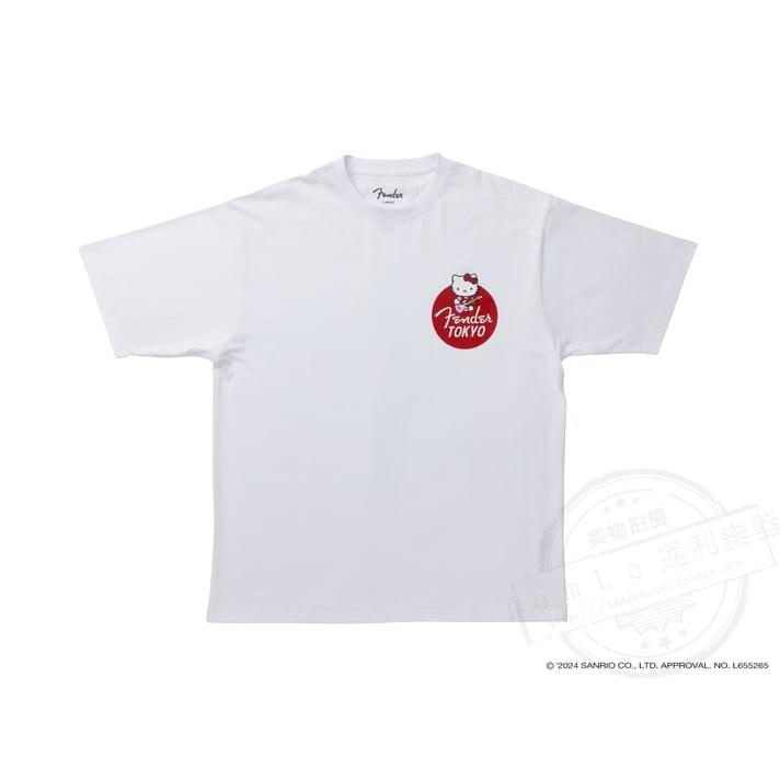 88折日产Fender芬达 x Hello Kitty Tokyo 联名款kt猫T恤911 8994