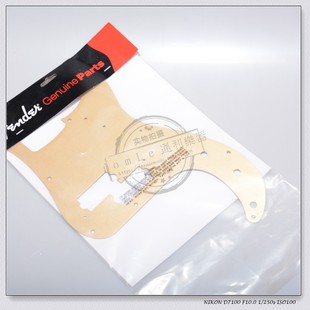 88折Fender芬达50年代复古风格P贝斯护板电镀金10孔099 2020美产