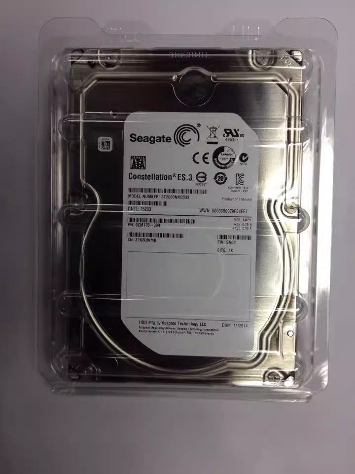 全新 联想浪潮 2T SATA 3.5 ST2000NM0033 03X3795 16006510 硬盘