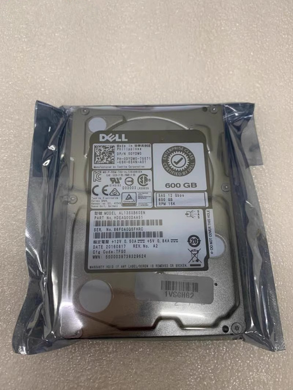 全新DELL东芝 0DYDW0 600G 15K SAS 2.5 DYDW0 AL13SXB60EN 硬盘
