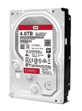 WD/西部数据 WD4003FFBX 红盘Pro 网络存储 企业级NAS硬盘 4TB