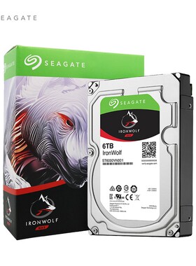 全新Seagate/希捷 ST6000VN001 SATA酷狼6tb群晖NAS机械硬盘垂直