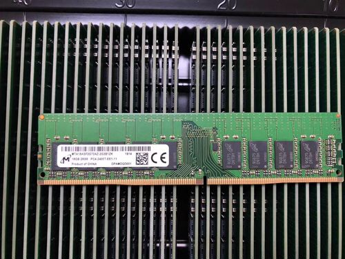 镁光16G 2RX8 PC4-2400T-RE1-11服务器内存MTA18ASF2G72PDZ-2G3B1
