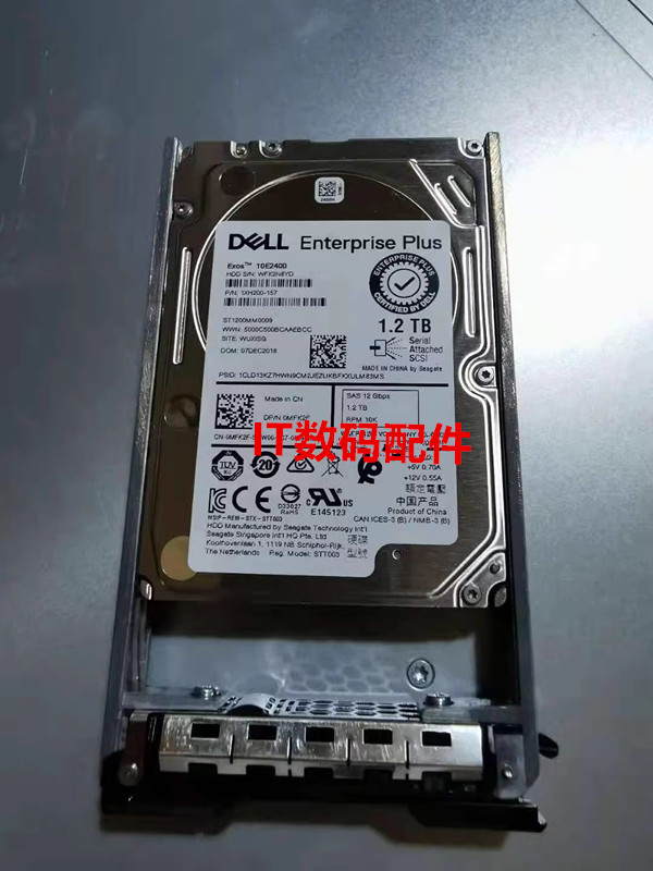 DELL ST1200MM0009 MFK2F 0MFK2F 1.2T SAS 10K 2.5 SC 康贝硬盘