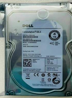 全新DELL MD3860i MD3820 MD3800f MD3660 MD3400 4T SAS 3.5硬盘