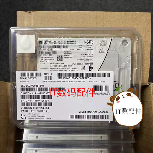 DELL戴尔 EMC S4610 1.92T 055J8H SSDSC2KB019T8R SSD 固态硬盘