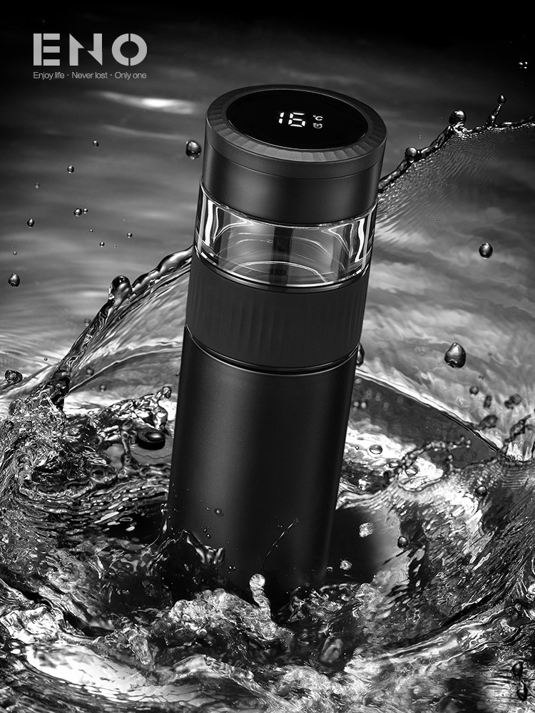 eno保温杯男士茶水分离水杯