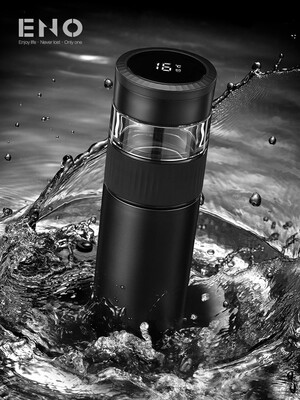 eno保温杯男士茶水分离水杯