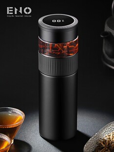 英国ENO保温杯男士茶水分离式泡茶杯子商务便携陶瓷内胆水杯