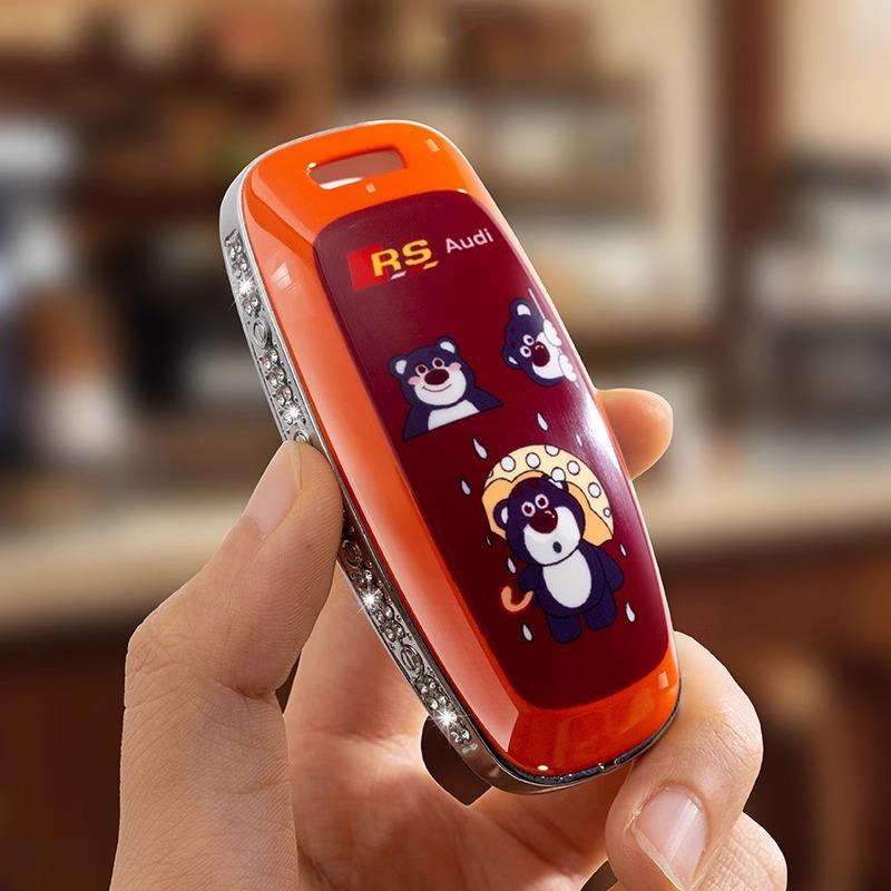 适用奥迪钥匙扣汽车A6l A4l A3l A7l A8 Q5l Q2l Q4 Q7 Q3钥匙套