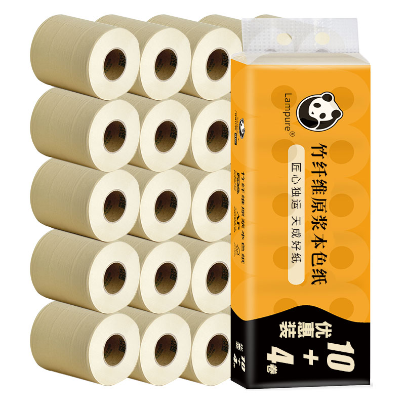 蓝漂28卷本色空芯卷筒纸