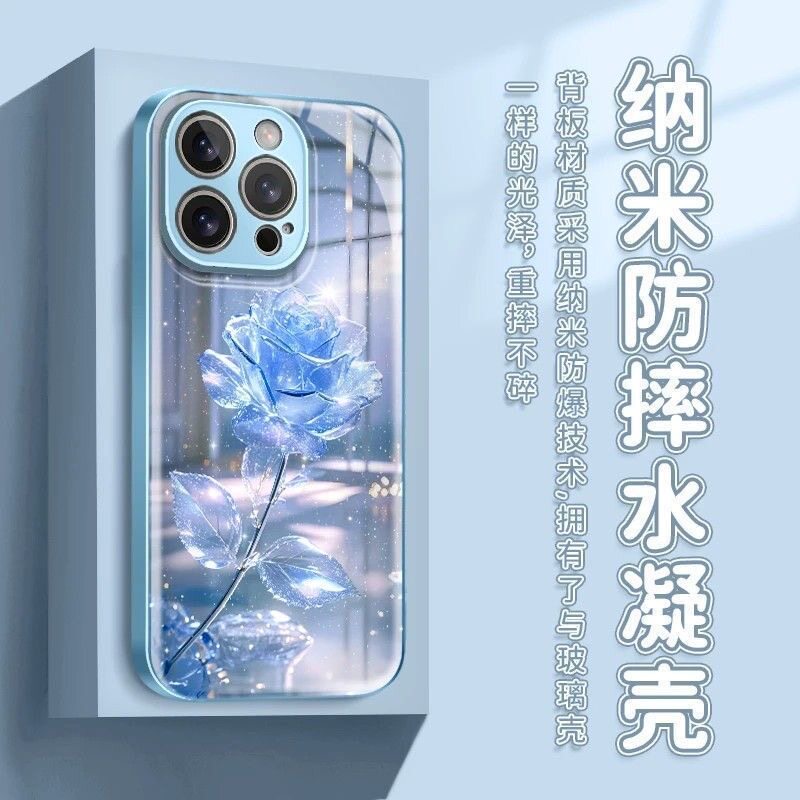 DIY手机壳在线定制液态磨砂玻璃硅胶3D立体浮雕TPU多材质超清画质OPPO华为小米苹果vivo荣耀红米一加魅族适用