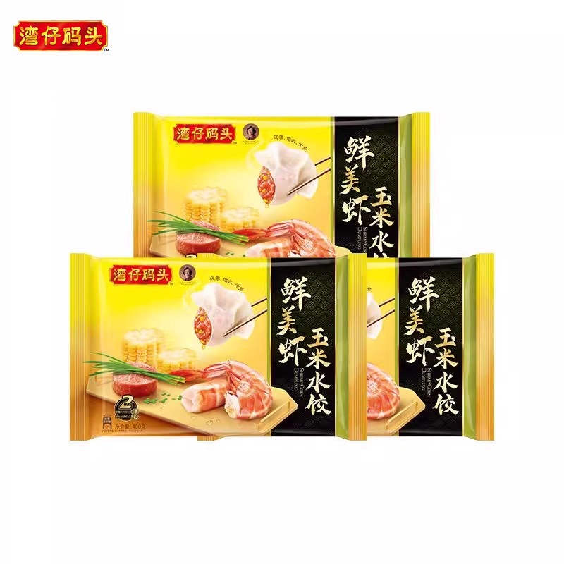 湾仔码头虾皇水饺3包装