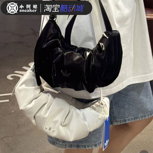 Adidas阿迪达斯PU皮女子云朵包运动单肩挎包手拎包KC1419 KC1420