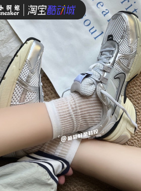 Nike/耐克V2K Runtekk白银减震防滑女子复古低帮跑步鞋FD0736-100