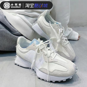 NEW BALANCE NB327系列米白女款复古低帮运动休闲跑鞋WS327BV