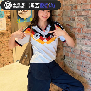 阿迪达斯2026世界杯德国国家队主场速干短袖球迷版足球衣 KD8363