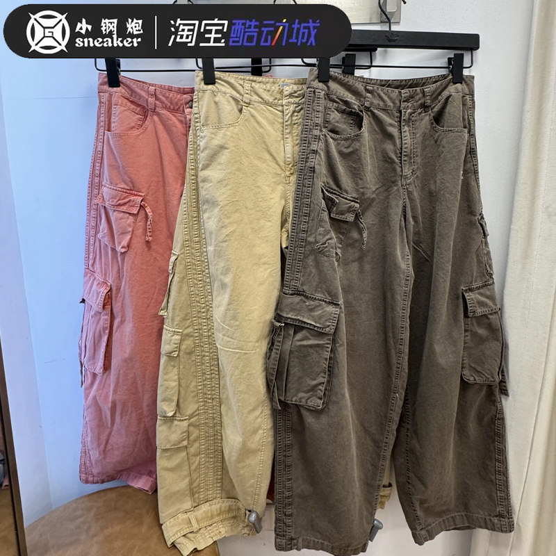 阿迪达斯男女款多口袋工装风复古休闲运动牛仔长裤KD4114 KD4113,运动服/休闲服装,运动牛仔裤,淘宝优惠券,粉丝福利购,淘宝优惠卷