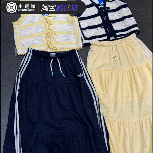 阿迪达斯三叶草女纯棉针织马甲