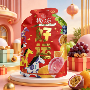 溜溜梅梅冻青梅果肉袋装720g好运大礼包休闲零食蜜饯果脯限时特价