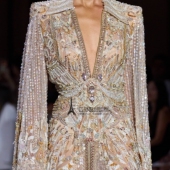 水晶珠绣晚礼服长裙 款 新娘华丽重工迎宾敬酒服生日演出 西装 个性