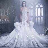 奢华重工全身水钻女王范鱼尾大拖尾婚纱 性感深V一字肩婚纱