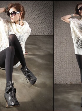 春秋款天鹅绒黑色连裤袜 80D打底丝袜女 仿保暖袜子脚踩