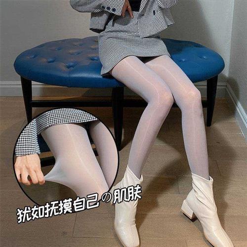 滑外穿透肤光感的连裤袜袜防勾丝