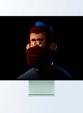 GUESSWP 2张4K数字艺术3D人物创意壁纸电脑壁纸ipad平板壁纸A12