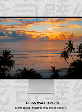 GUESSWP 5张4K海边夕阳傍晚风景壁纸手机壁纸电脑壁纸平板壁纸Z13