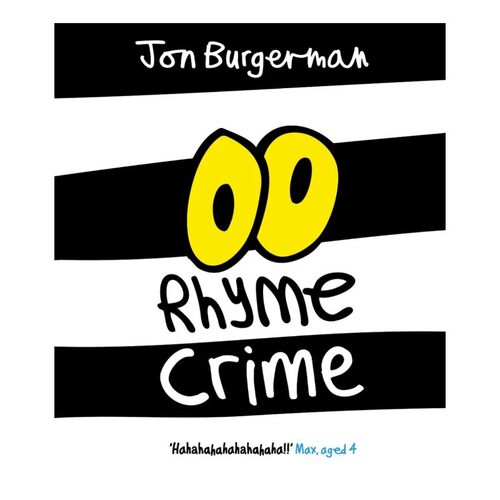 英文原版 牛津精品绘本 押韵的文字游戏 Rhyme Crime 大开本 Jon Burgerman作品合集 儿童趣味图画书