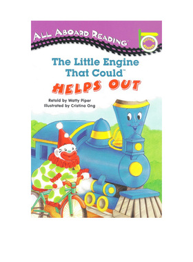 英文原版 The Little Engine That Could Helps Out 汪培珽第一阶段 小引擎帮大忙 儿童启蒙教育学习图画书