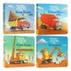 晚安工地上 Goodnight Site Shapes 车系列 Construction 纸板书 4册 英文原版 123 Colors 幼儿启蒙认知图画书