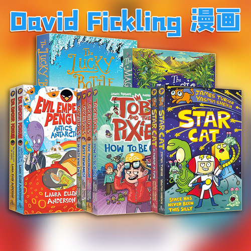 英文原版  Star Cat A Turnip in Time 星际太空猫/Toby And The Pixies 托比与小精灵 潘多拉的谜境山谷 漫画书 中小学生课外阅读