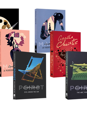 预售 英文原版 阿加莎系列 Seven Deadly Sins 七宗罪系列 6册合售  ABC谋杀案 经典作品 Agatha Christie 侦探推理小说
