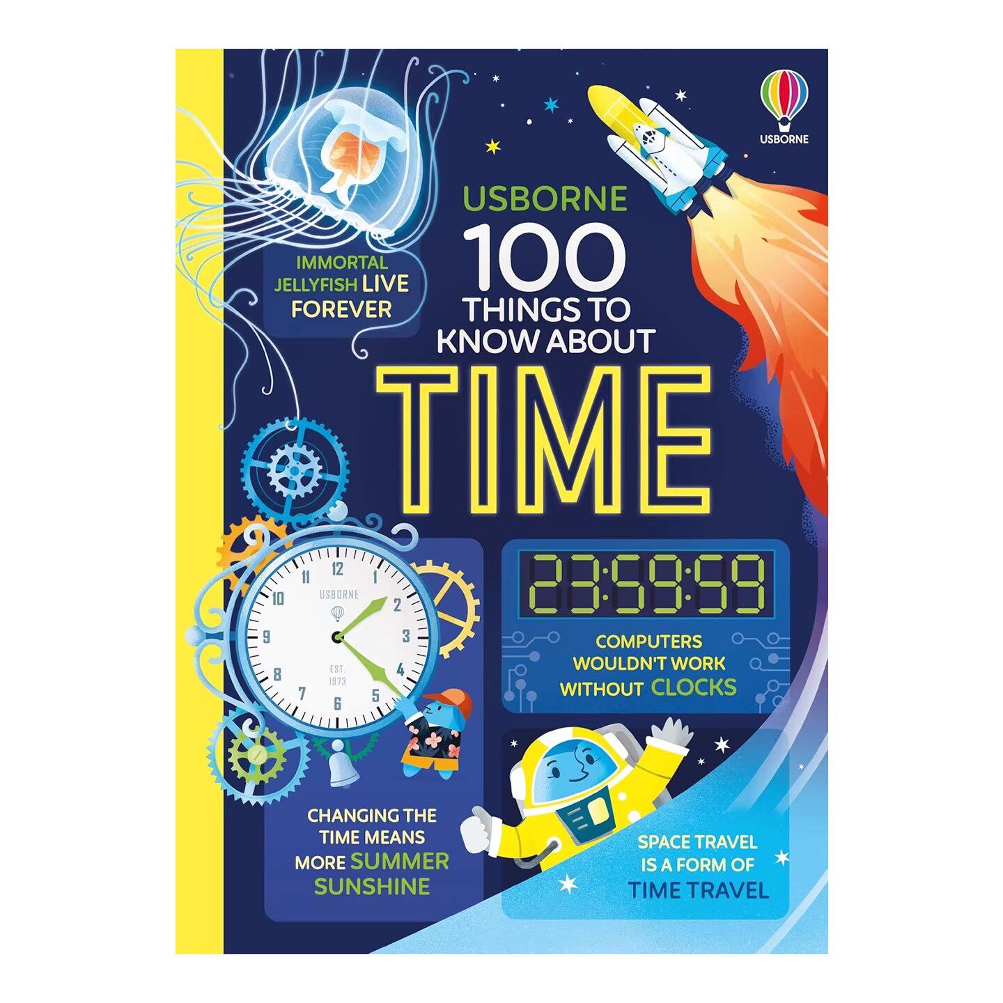 预售 关于时间的100件事 Usborne大发现系列 100 Things to Know About Time 精装英文原版 尤斯伯恩青少年科普百科知识绘本
