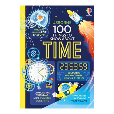 预售 关于时间的100件事 Usborne大发现系列 100 Things to Know About Time  精装英文原版 尤斯伯恩青少年科普百科知识绘本