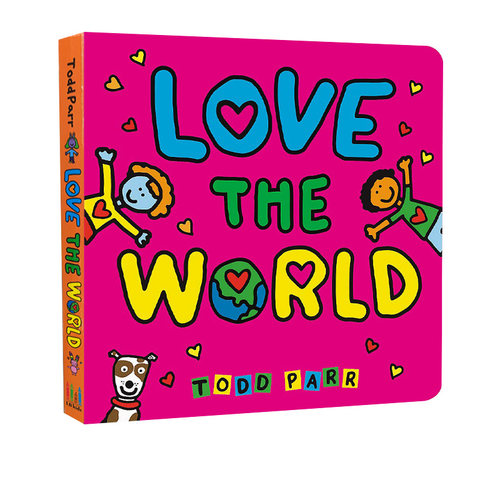 英文原版lovetheworld纸板淘弟