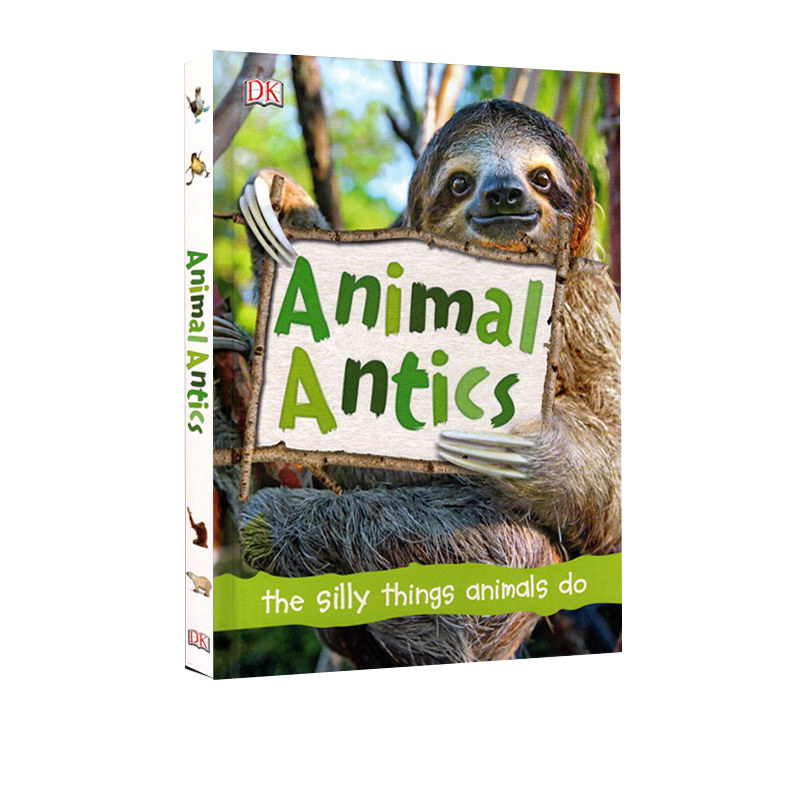 英文原版 dk animal antics  精装 滑稽的动物照片 有趣生动的动物
