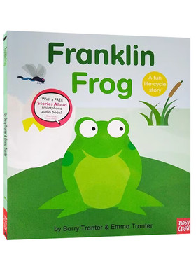 英文原版绘本 Rounds Franklin Frog 神奇的生命系列 青蛙富兰克林 儿童启蒙知识类读物 青蛙的成长科普 Barry Tranter