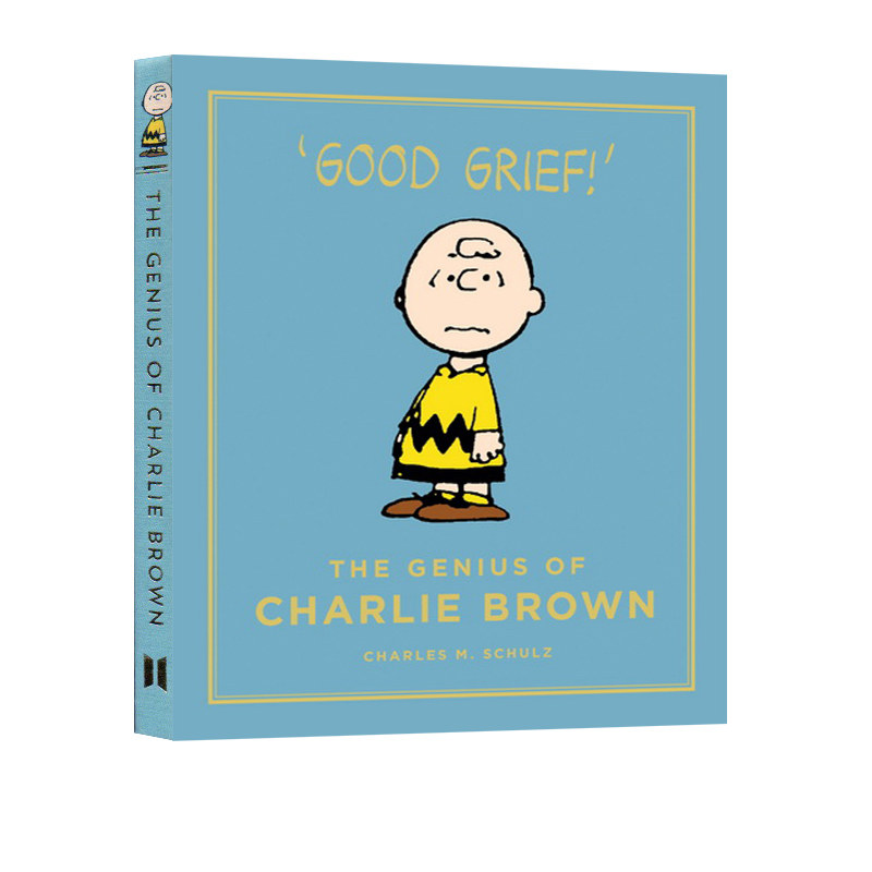 英文原版 the genius of charlie brown 史努比漫画 peanuts guide to