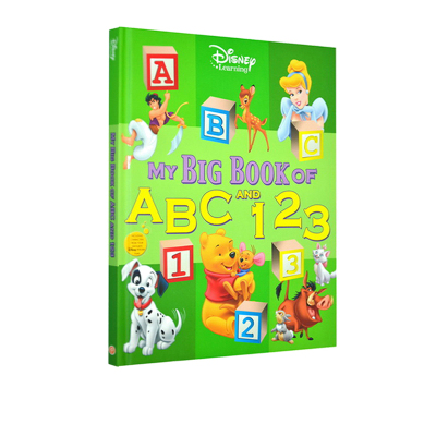 My Big Book of ABC 123 Disney 迪士尼字典图画辞典 启蒙英文 迪斯尼