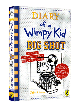 小屁孩日记16 Diary of a Wimpy Kid: Big Shot  小鬼日记 英文原版儿童幽默小说读物 小学生成长阅读 Jeff Kinney章节桥梁书