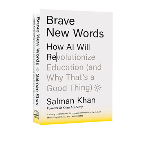 预售 英文原版 勇敢新语 2024比尔盖茨书单 萨尔·可汗 人工智能AI Brave New Words