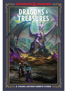 预售 龙与宝藏 龙与地下城 年轻冒险家指南系列 英文原版 Dragons & Treasures 精装 游戏小说