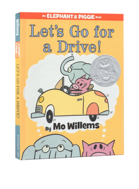 英文原版 Let's Go for a Drive! 精装绘本书 Elephant and Piggie 小猪小象 苏斯银奖 吴敏兰推荐 Mo Willems