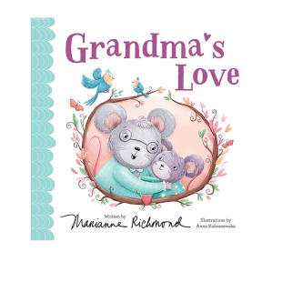 英文原版 Grandma's Love 纸板书 大开本版 奶奶的爱 Marianne Richmond 温馨家庭暖心礼品书 情商教育绘本 爱的支持