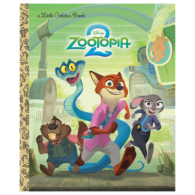英文原版 疯狂动物城2 Disney Zootopia 2 Little Golden Book 小金书 动画电影周边书 儿童绘本故事书